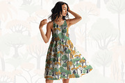 Botanical Jungle Trees Pattern, a Pattern Graphic by StudioGlouna (Thumbnail 3 of 5)
