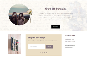 Squarespace 7.1 Website Template 1