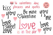 Valentines day love watercolor set, an Illustration by antuanetto (Thumbnail 7 of 11)