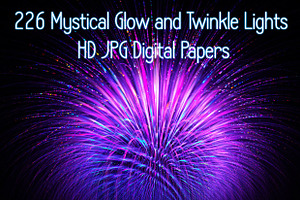 Mystical Glow HD JPG Digital Papers