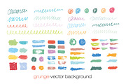 Vector set of brush strokes., a Texture Graphic by DikayaMiau (Thumbnail 3 of 3)