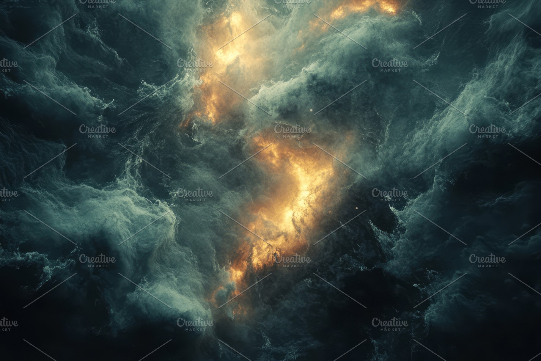 Dynamic clouds of smoke and fire intertwine, creating an otherworldly atmospher, a Background Photo by ImageMir