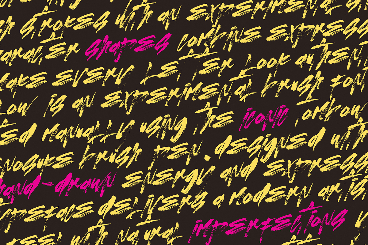 Blaze Fury | Aggressive Brush Font, a Script Font by Ardana Creative (Photo 11 of 13)