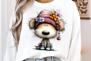 Whimsical Spring Dogs Clipart Bundle, an Illustration by GatewayDesign (Thumbnail 2 of 5)