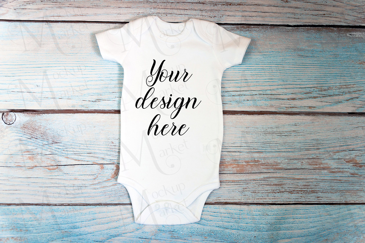 29 Baby Bodysuit mockup bundle., a Print Template by MockupMarket (Photo 2 of 30)