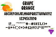 Grape Orange, a Sans Serif Font by DN Creative (Thumbnail 6 of 7)