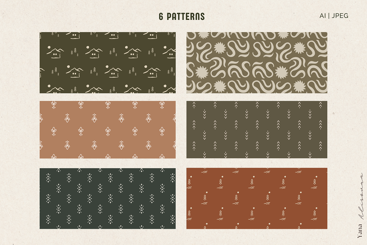 Retreat & Cabin Logo Collection, a Branding & Logo Template by Alisovna (Photo 8 of 14)
