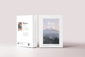 Large Hard Cover Book Mockup