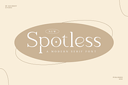 Spotless - Modern Stylish, a Serif Font by RockboyStd (Thumbnail 1 of 12)