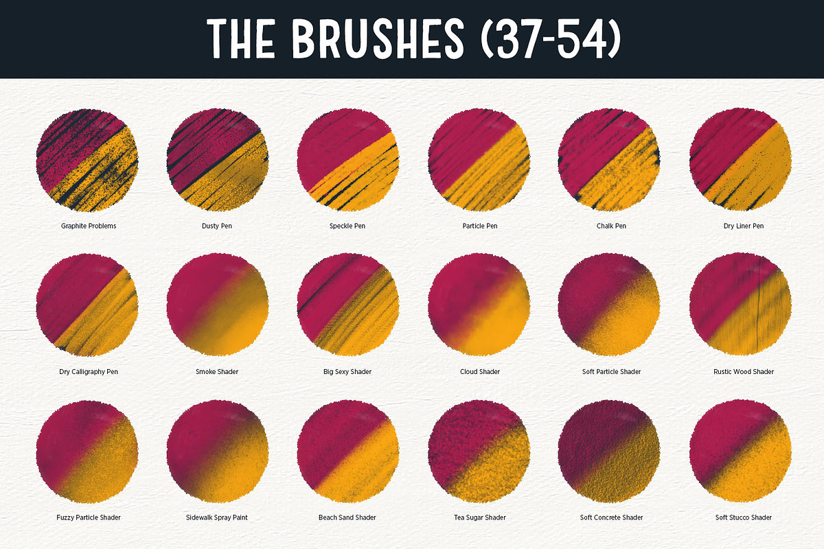 The Brush Bar | 60 Procreate Brushes, a Brush Add-On by Callie Rian & Co. (Photo 8 of 13)