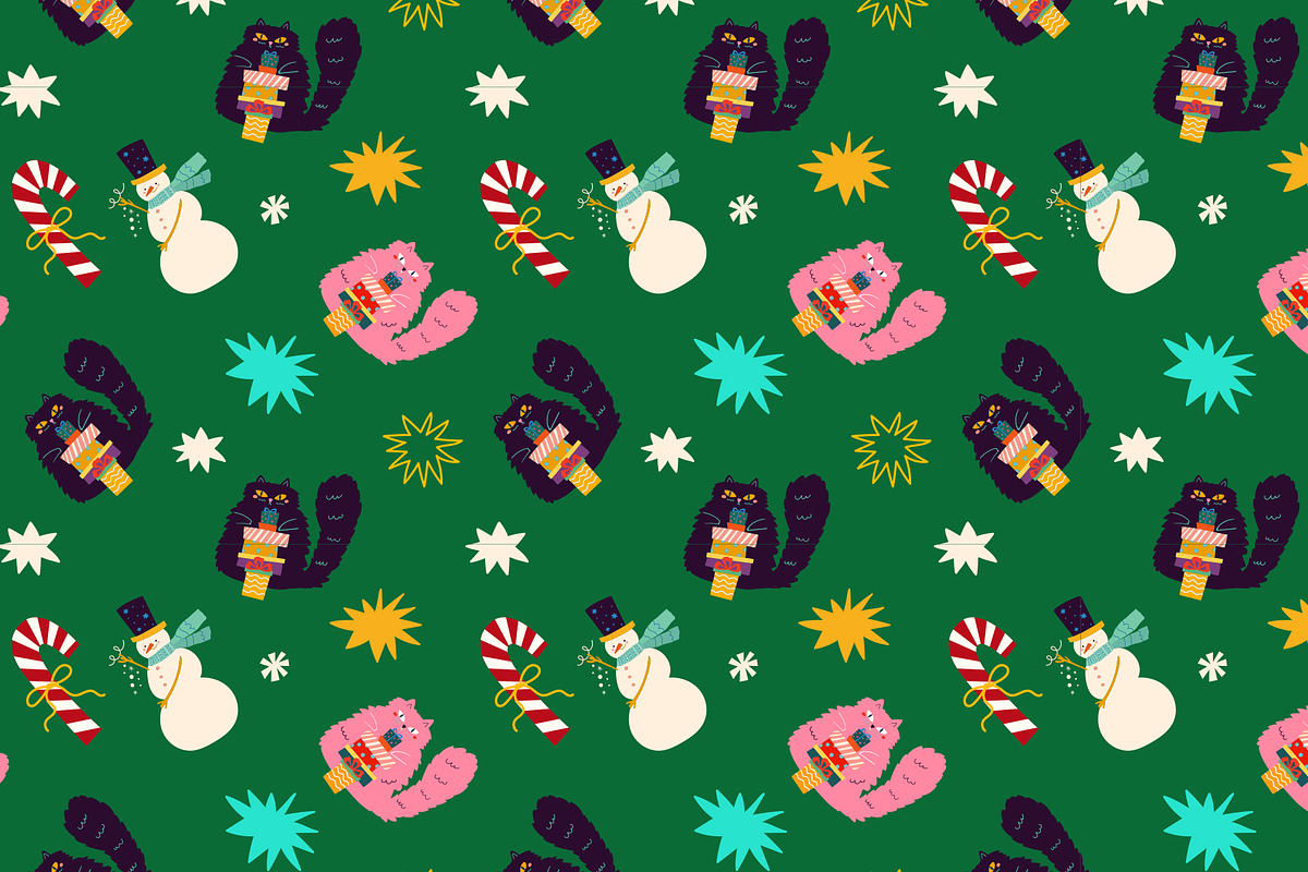 Cute Christmas collection, a Seasonal Illustration by MoleskoStudio (Photo 19 of 30)