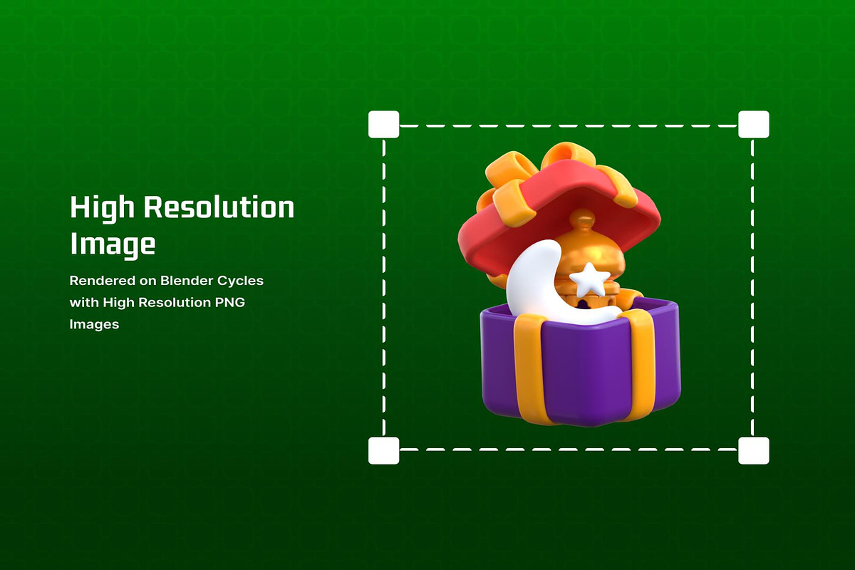 3D RAMADAN ICON, an Object 3D Model by Lumina_ui_ux202 (Photo 2 of 6)