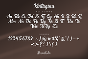 Kintagina Logo Script Font, a Script Font by Basnistudio (Thumbnail 10 of 11)