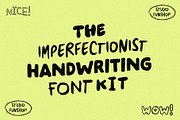 Imperfectionist Handwriting Font Kit, a Font by Studio Funshop by Kelli (Thumbnail 1 of 10)