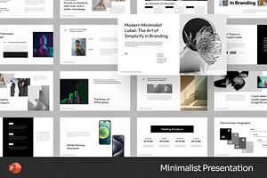 Minimalist Modern Powerpoint, a Presentation Template by Fit-tee
