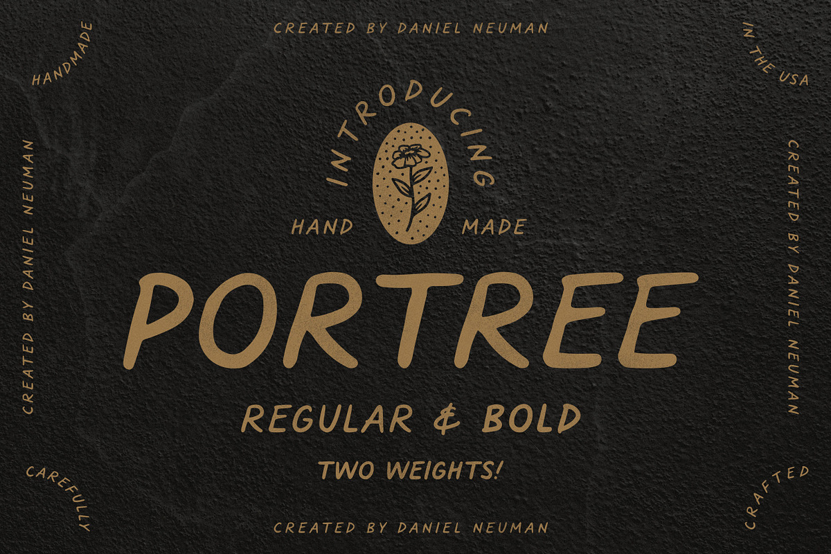 Portree | Handwritten Sans Serif, a Handwritten Font by Daniel Neuman (Photo 1 of 8)