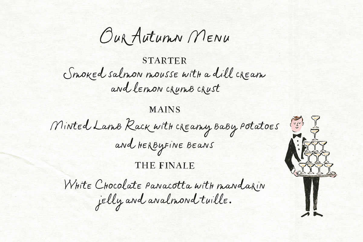 Little Vintage Shop Font, a Handwritten Font by Nicky Laatz (Photo 14 of 22)