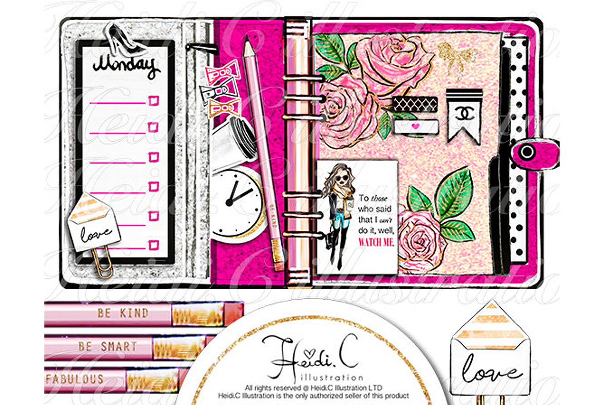 Office Supplies, a Work Illustration by HeidiCIllustration (Photo 3 of 3)