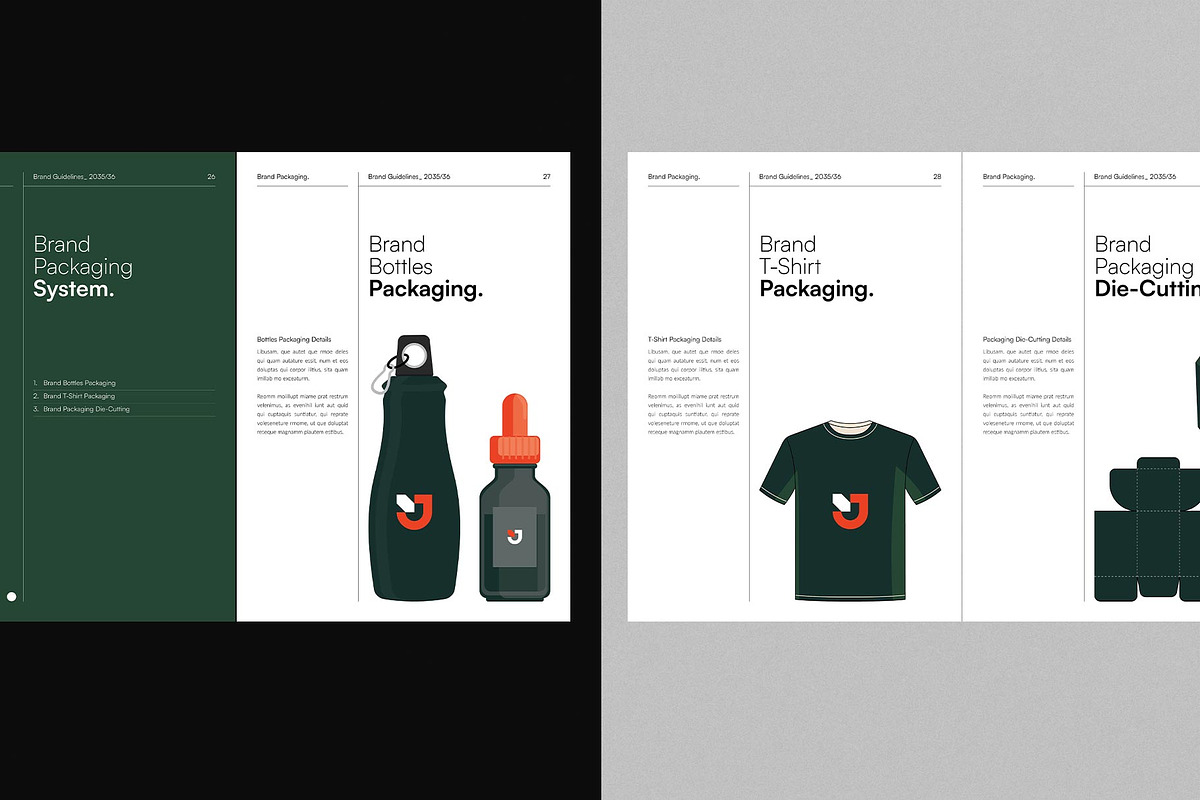 Brand Guidelines Template, a Brochure Template by DesignCrest (Photo 7 of 18)