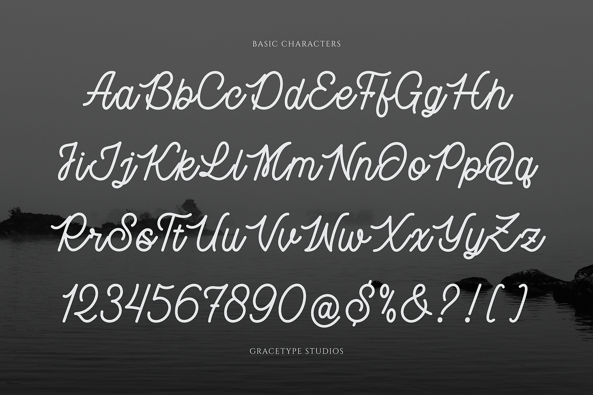 Jenaka | Monoline Script, a Script Font by gracetype_studio (Photo 10 of 12)