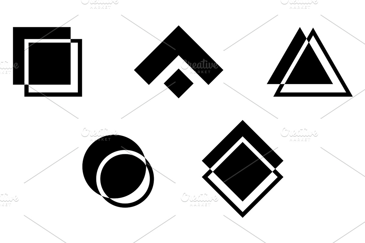 Set of Vector Logos Template, a Branding & Logo Template by Asyndrom (Photo 4 of 4)