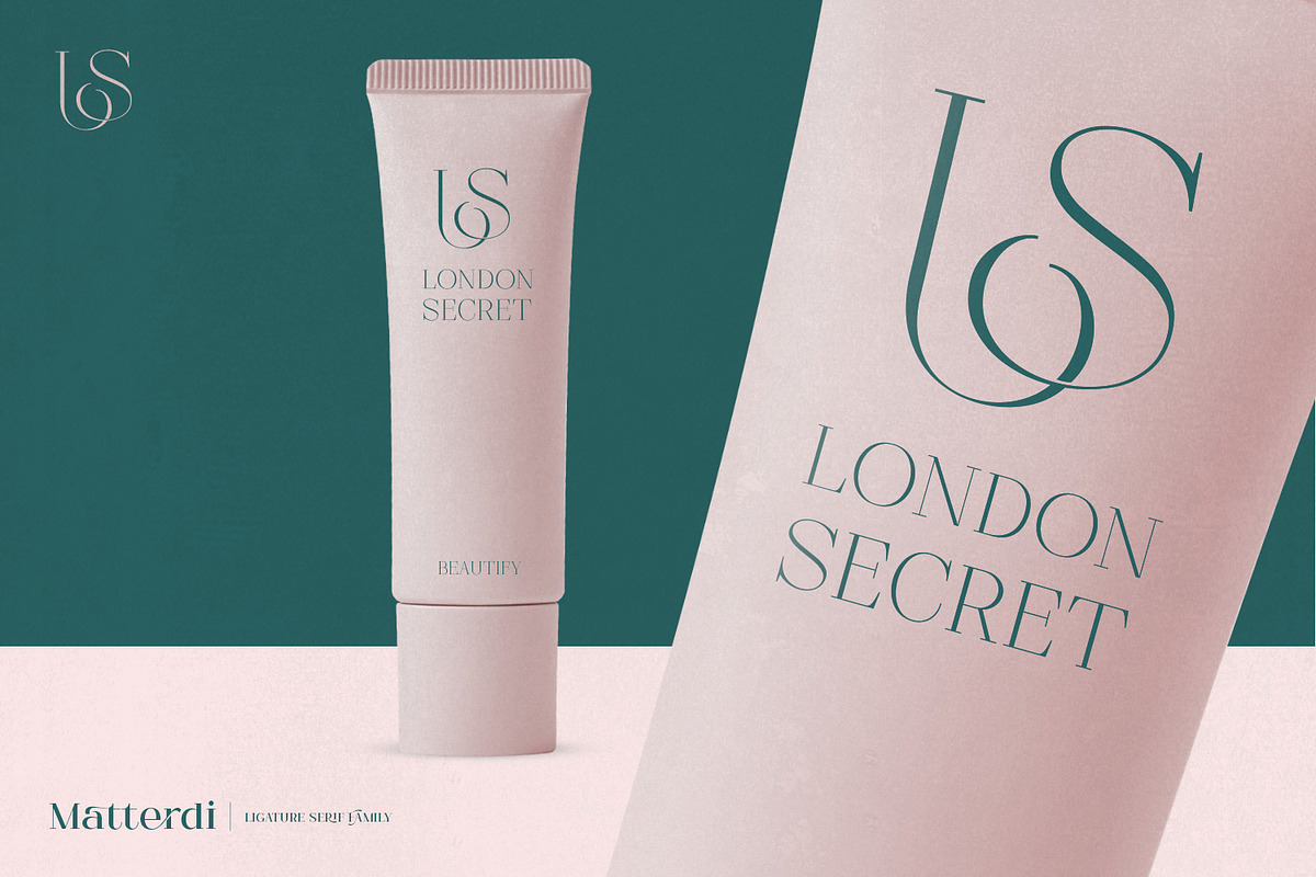 Matterdi | Hi-fashion ligature font preview 6