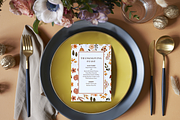 Editable Thanksgiving Invitation, an Invitation Template by ForeverPrint (Thumbnail 4 of 7)