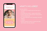Rose Gold Shopify Theme, a Shopify Template by SunshineStudioBoutique (Thumbnail 2 of 10)