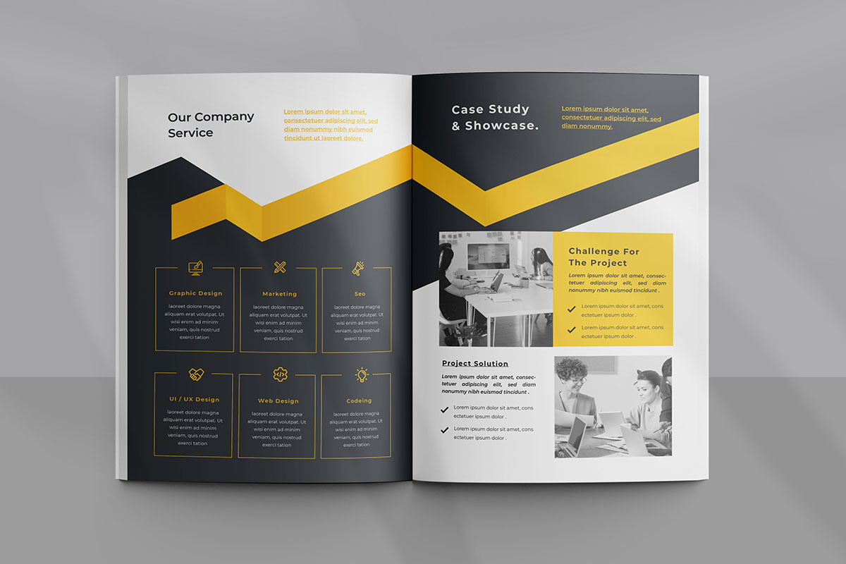Company Profile, a Brochure Template by afsar.hossain (Photo 4 of 6)