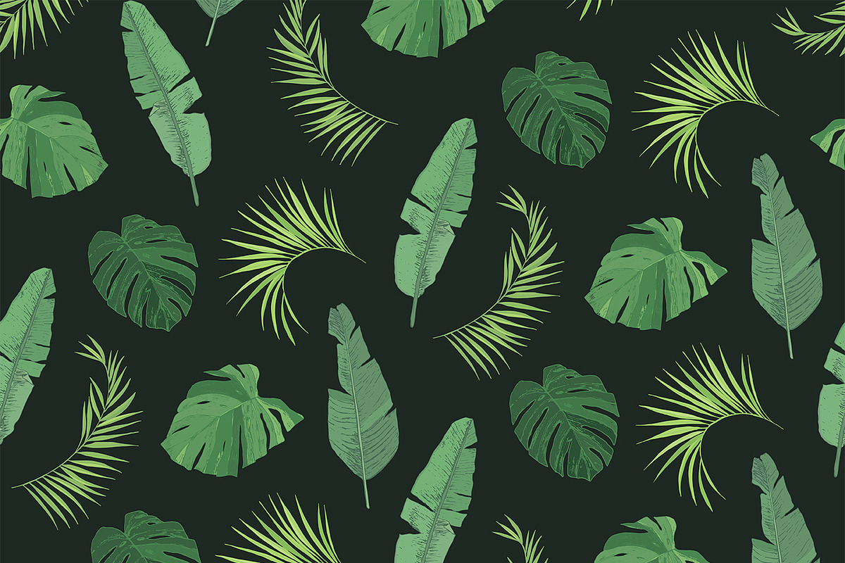 Flamingo in the Palm Leaves, a Pattern Graphic by GooseFrol (Photo 18 of 23)