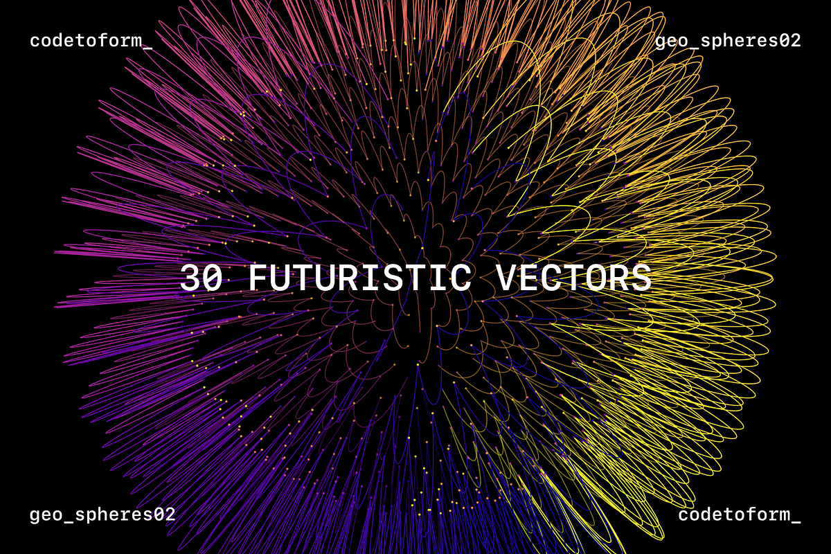 GEO_SPHERES02 Abstract Vector Bundle, an Object Graphic by codetoform (Photo 2 of 10)