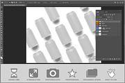 Aluminum Soda Cans PSD, an Advertising Mockup by Bruno's Shop (Thumbnail 2 of 3)