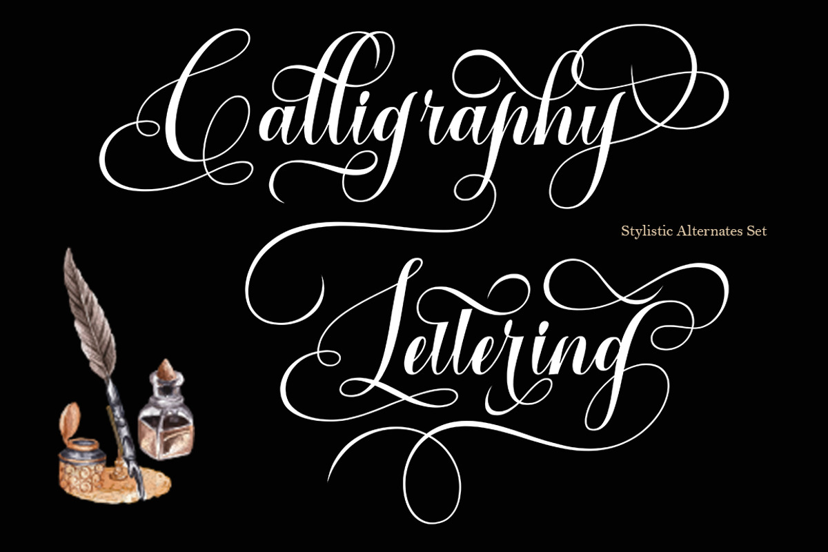 Vorgesla Script, a Script Font by TM Type (Photo 2 of 10)