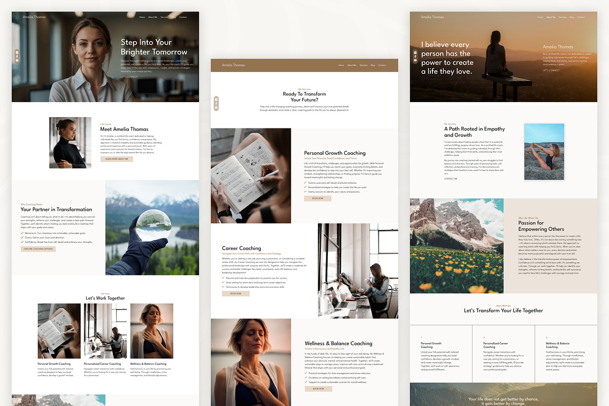 Life Coach & Therapist Wix Template, a Wix Template by Templify Studio (Photo 3 of 6)