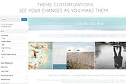 Love Me Do - WordPress Theme, a WordPress Template by angiemakeswebsites (Thumbnail 2 of 5)