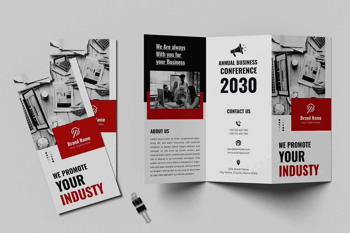 Business Trifold Brochure, a Brochure Template by MightyDesign (Photo 1 of 7)