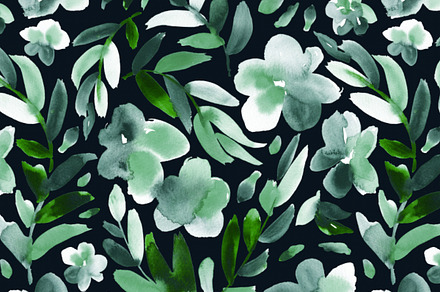 Green and black, a Pattern Graphic by Anya-D