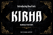Kirha, a Blackletter Font by twinstd (Thumbnail 1 of 10)