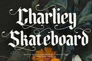 Bahud Aroyek Decorative Display Font, a Blackletter Font by Maulana Creative (Thumbnail 4 of 6)