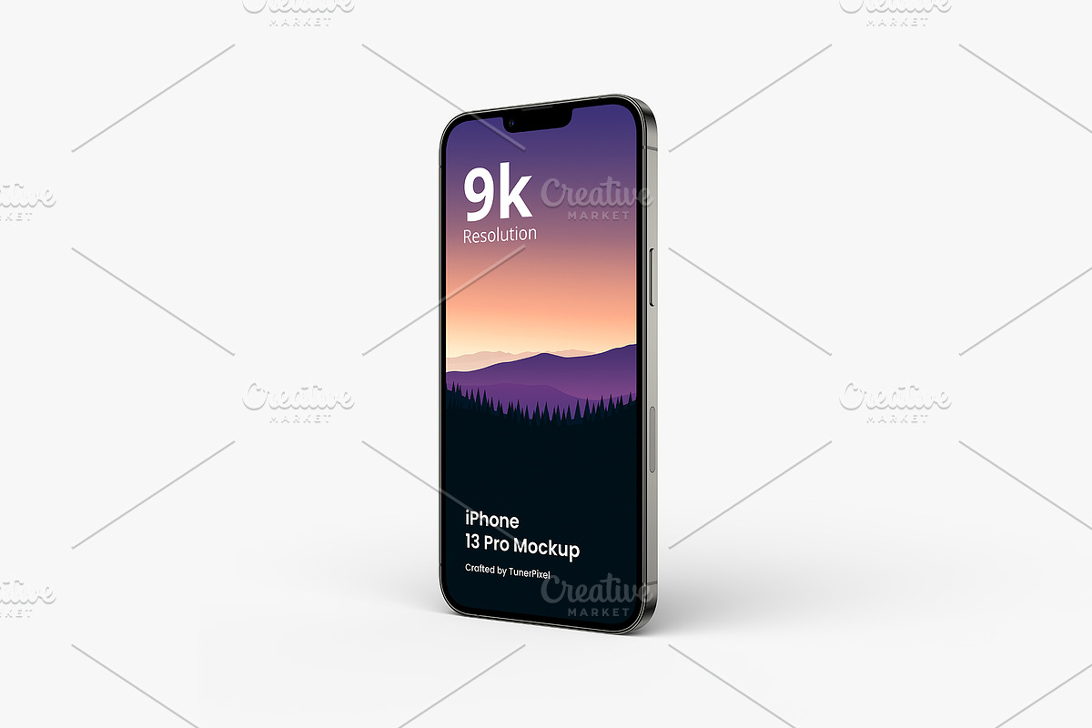 iPhone 13 Pro Mockup, an iPhone Mockup by Mockupia (Photo 4 of 27)