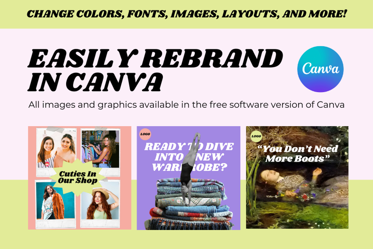 Thrift Shop Social Marketing, a Social Media Template by ShayMadeWhat (Photo 2 of 6)