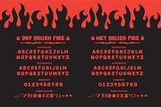 Brush Fire Font Family, a Font by Brethrendesignco (Thumbnail 2 of 4)