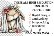 Boho Easter Bunny Clipart, an Illustration by Daily.Designs (Thumbnail 2 of 8)