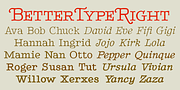 BetterTypeRight, a Handwritten Font by Ingrimayne Type (Thumbnail 7 of 10)