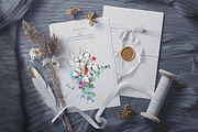 Birds and  Cotton Watercolor Set, an Illustration by WBS Design (Thumbnail 8 of 9)