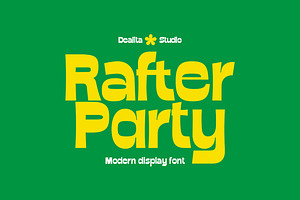 Rafter Party - Bold Ink Trap Display