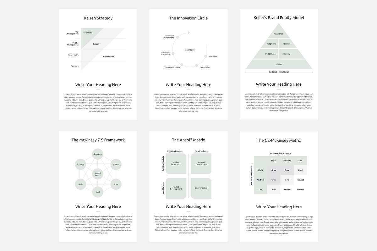A4 Business Strategy Google Slides, a Presentation Template by JetzTemplates (Photo 6 of 8)