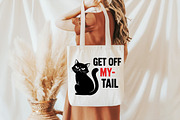 Get Off My Tail Cat PNG Design, an Illustration by DreamCafeArt (Thumbnail 4 of 6)
