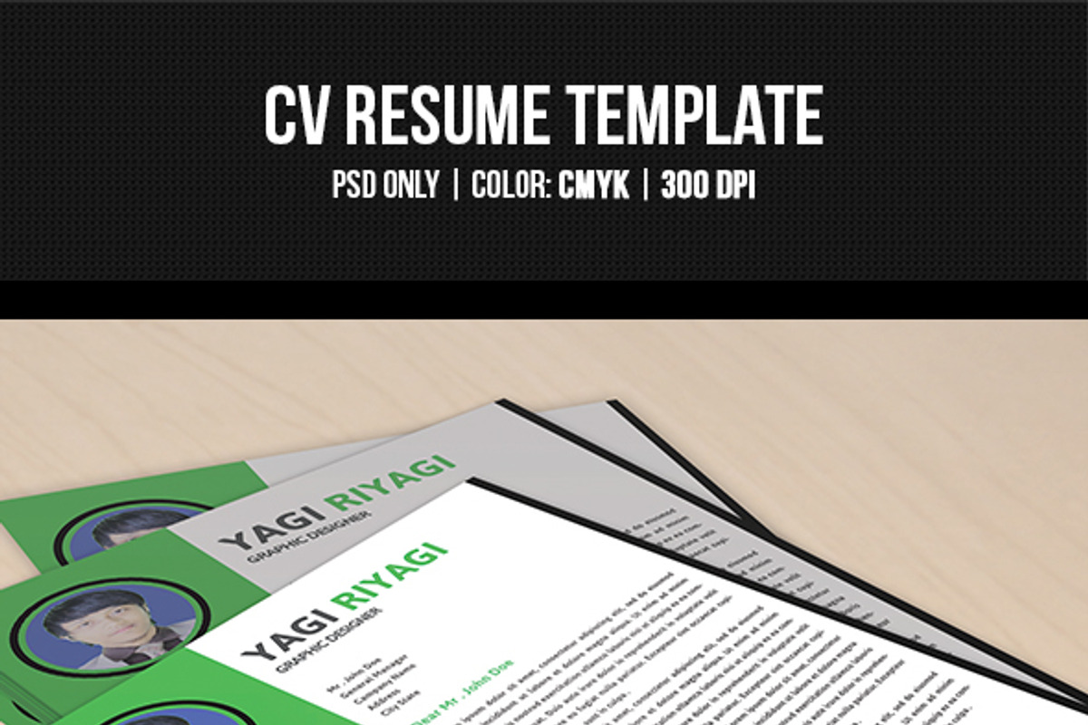 CV RESUME, a Resume Template by Canallus
