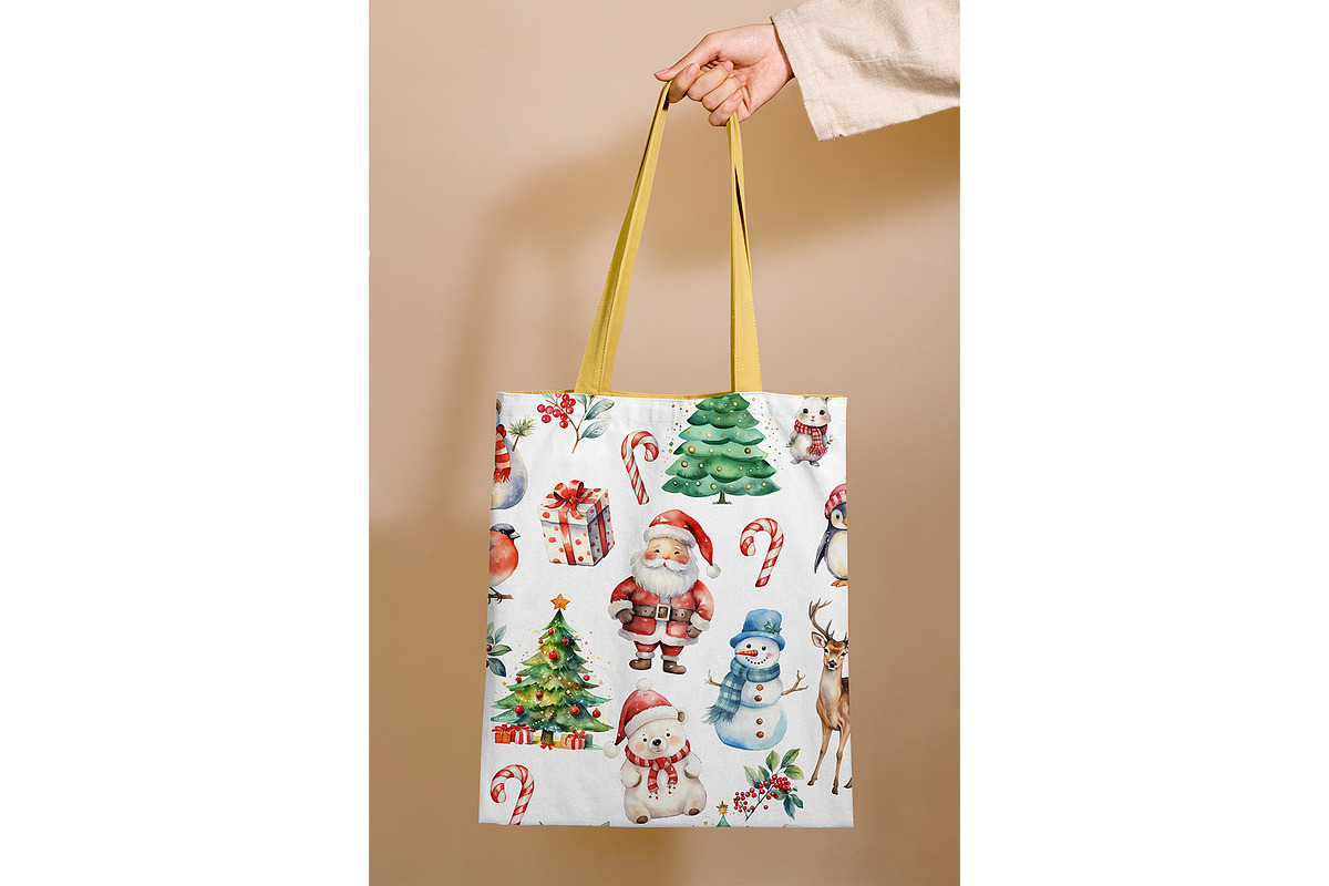 Watercolor christmas clipart, winter, an Object Graphic by KomtsyanTatyanaArt (Photo 4 of 5)